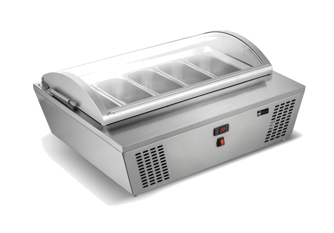 EFI FGCM-5P FGCM-5P 5 Pan Gelato Freezer Merchandiser - Continental Restaurant Equipment