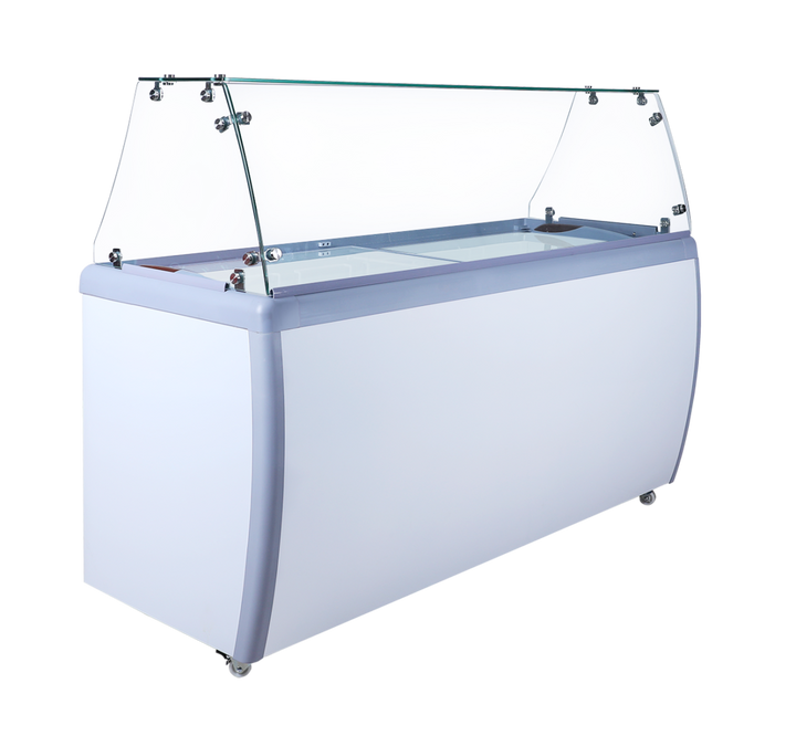 EFI FICD-71 Ice Cream Dipping Cabinet - 12 Flavours 71" Wide - Continental Restaurant Equipment
