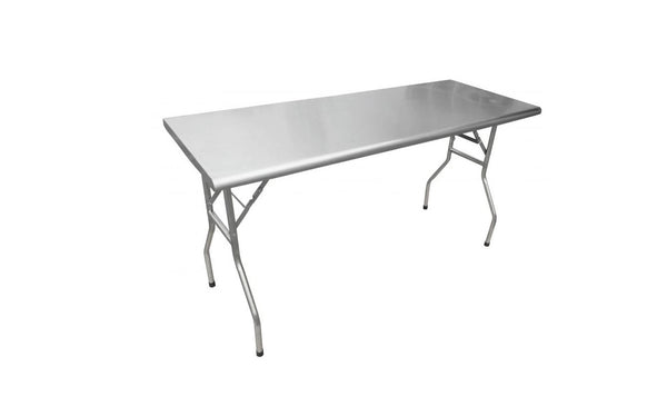 30″ x 60″ stainless steel folding table Item: 41232