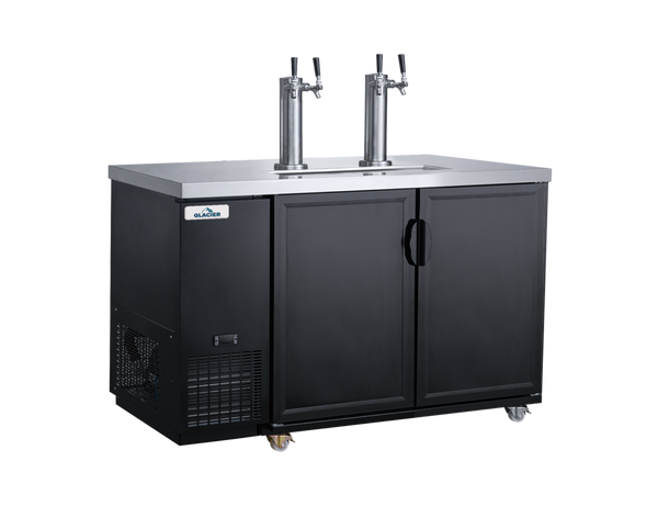 Glacier Kegerator GDD-61 Beer dispenser 61 Inch - Continental Restaurant Equipment