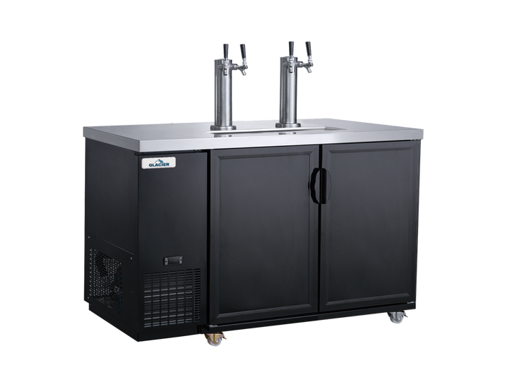 Glacier Kegerator GDD-61 Beer dispenser 61 Inch - Continental Restaurant Equipment