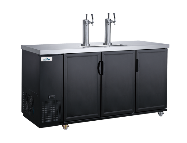 Glacier Kegerator GDD-73 Beer dispenser 73 Inch - Continental Restaurant Equipment