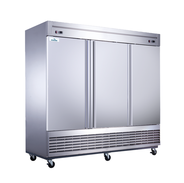 Glacier GDT-3 Dual Temp Reach-in Refrigerator & Freezer - Continental Restaurant Equipment