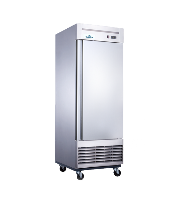 Glacier reach-in freezer GF-1 One Door Bottom Mount