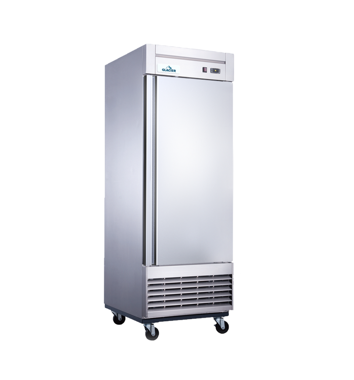 Glacier reach-in freezer GF-1 One Door Bottom Mount - Continental Restaurant Equipment