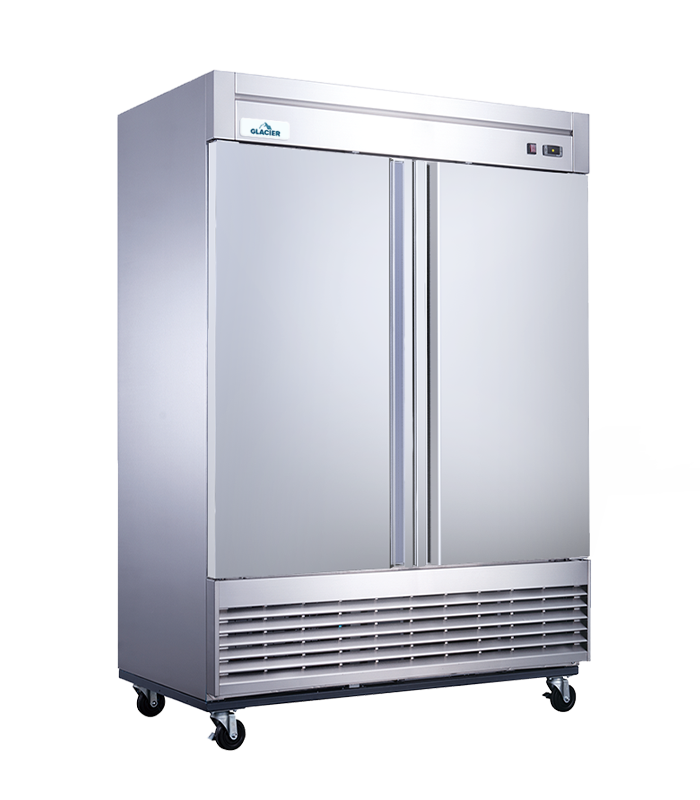 Glacier reach-in freezer GF-2 Two Door Bottom Mount - Continental Restaurant Equipment