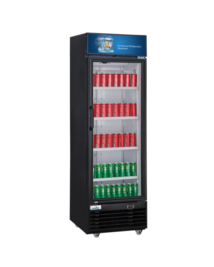 Glacier Glass Door Merchandiser GM-12R Refrigerator - Continental Restaurant Equipment