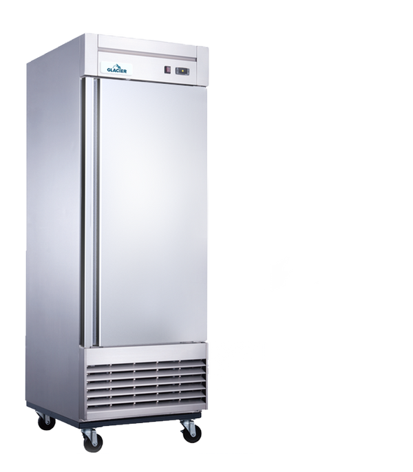 Glacier reach-in refrigerator GR-1 One Door Bottom Mount