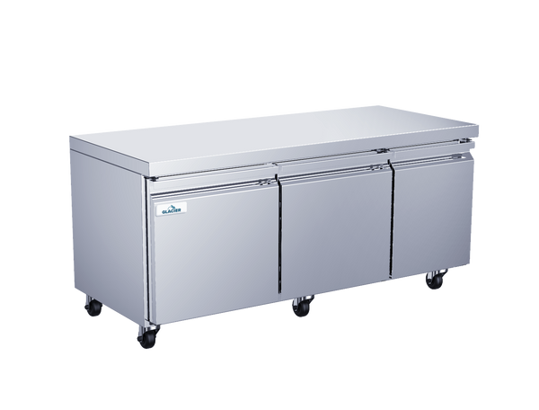Glacier GUR-72 Undercounter Refrigerator 72 Inch 3 Doors