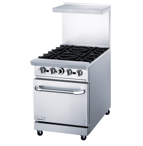 Inferno 24" Open Burner Restaurant Range