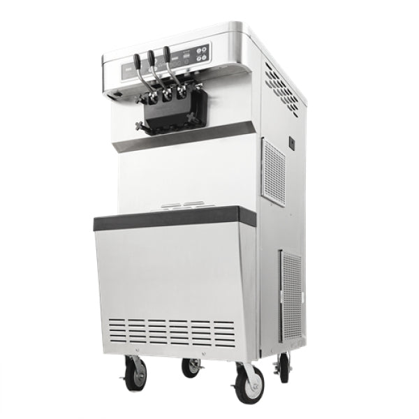 TWO FLAVOR, ONE TWIST, FREESTANDING, AIR-COOLED, SOFT SERVE ICE CREAM MACHINE