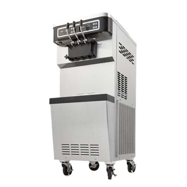 TWO FLAVOR, ONE TWIST, FREESTANDING, WATER-COOLED, SOFT SERVE ICE CREAM MACHINE