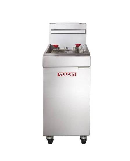 Vulcan LG300 35-40 Lb Tube Fired Natural Gas Floor Fryer