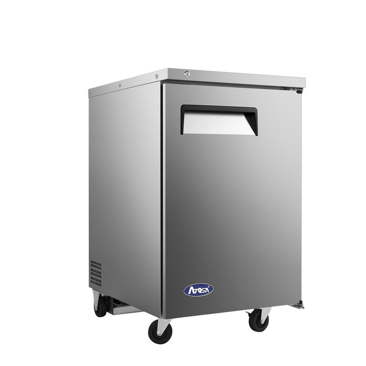 Atosa MBB23GR — 23″ Back Bar Cooler Stainless Steel Exterior - Continental Restaurant Equipment