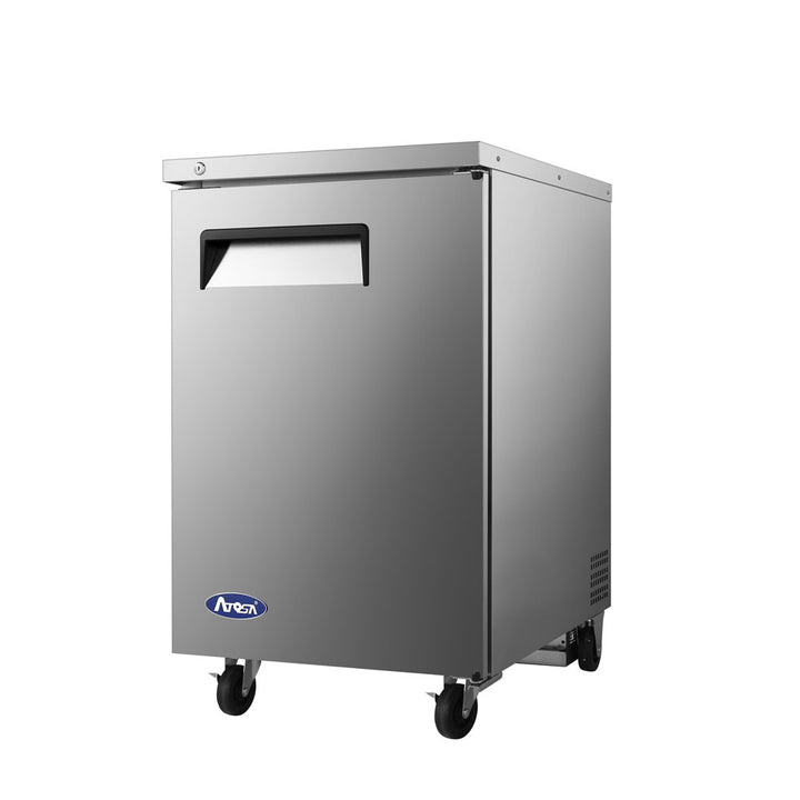 Atosa MBB23GR — 23″ Back Bar Cooler Stainless Steel Exterior - Continental Restaurant Equipment
