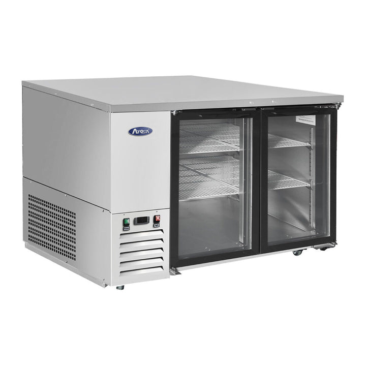 Atosa MBB48G - 48" Glass Door Back Bar Refrigerator - Continental Restaurant Equipment