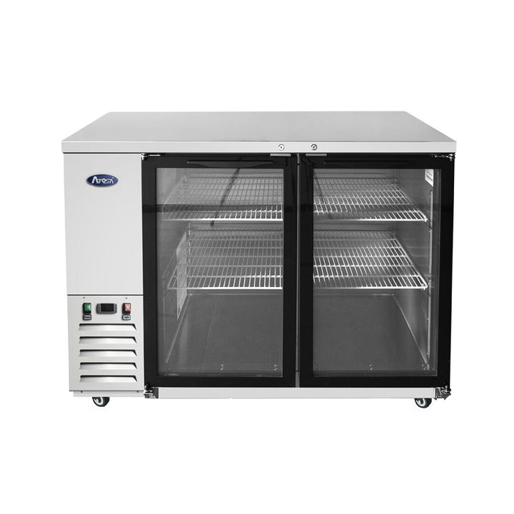 Atosa MBB48G - 48" Glass Door Back Bar Refrigerator - Continental Restaurant Equipment