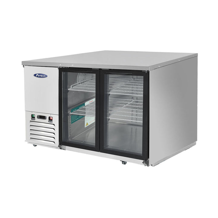 Atosa MBB69G - 69" Glass Door Back Bar Refrigerator - Continental Restaurant Equipment