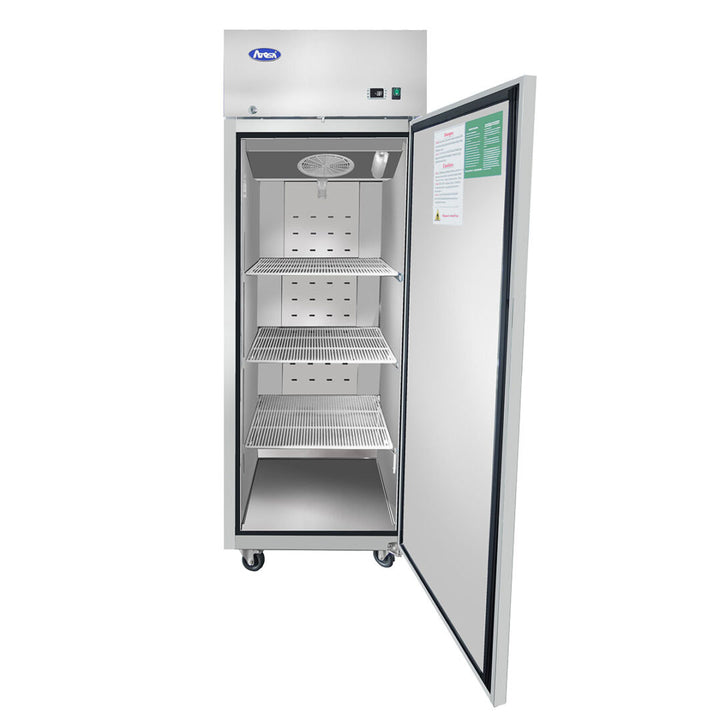 Atosa MBF8004 - 29" Reach In Refrigerator - 1 Door - Top Mount Compressor - Continental Restaurant Equipment