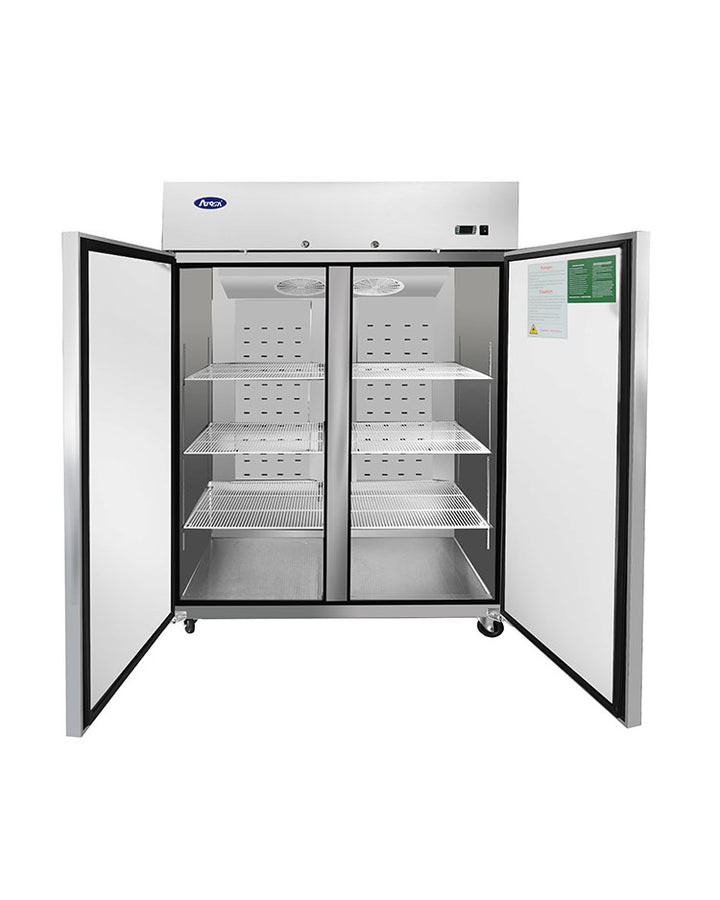 Atosa MBF8005 - 52" Reach In Refrigerator - 2 Door - Top Mount Compressor - Continental Restaurant Equipment