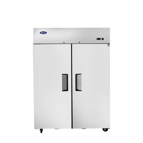 Atosa MBF8129GR – 2 Section Dual Temp Refrigerator /Freezer - Continental Restaurant Equipment