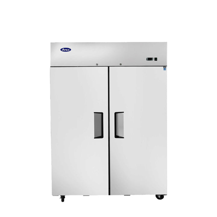 Atosa MBF8129GR – 2 Section Dual Temp Refrigerator /Freezer - Continental Restaurant Equipment