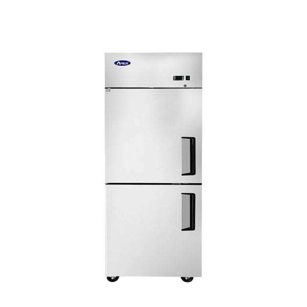 Atosa MBF8010GRL - 29" Reach In Refrigerator - 2 Split Doors - Left Hinged - Top Mount