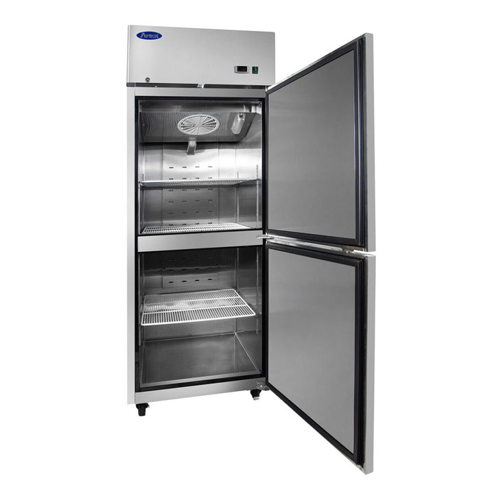 Atosa MBF8010GR - 29" Reach In Refrigerator - 2 Split Doors - Right Hinged - Top Mount - Continental Restaurant Equipment