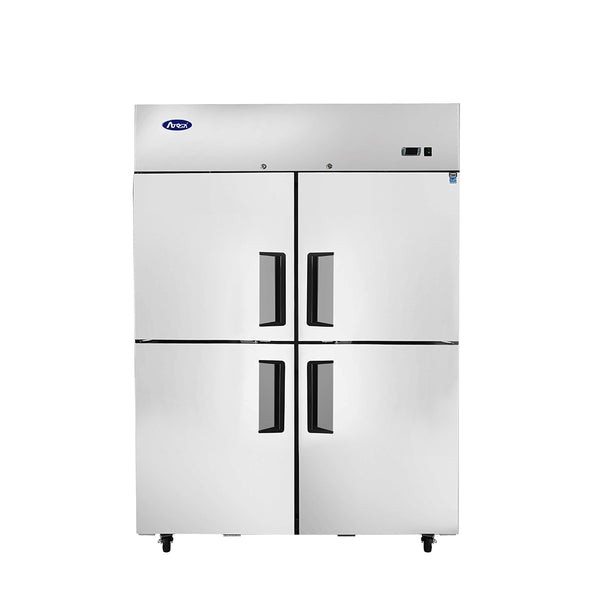 Atosa MBF8011GR — Top Mount Four (4) Divided Door Reach-in Refrigerator