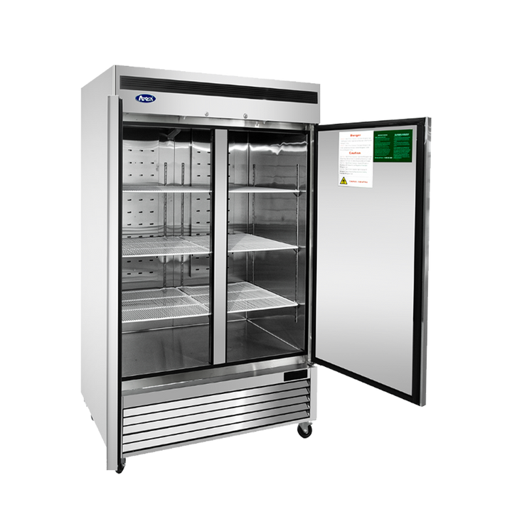 Atosa MBF8503 - 54" Reach In Freezer - 2 Door - Bottom Mount Compressor - Continental Restaurant Equipment