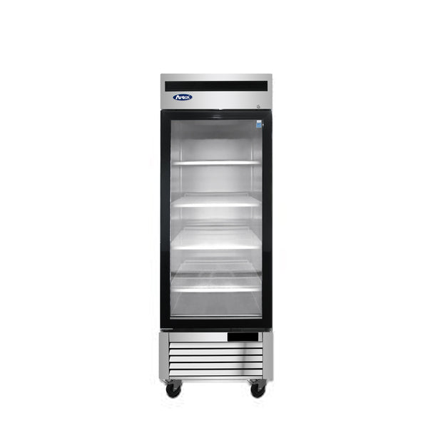 Atosa MCF8701GRL — One (1) Glass Door Reach-in Freezer
