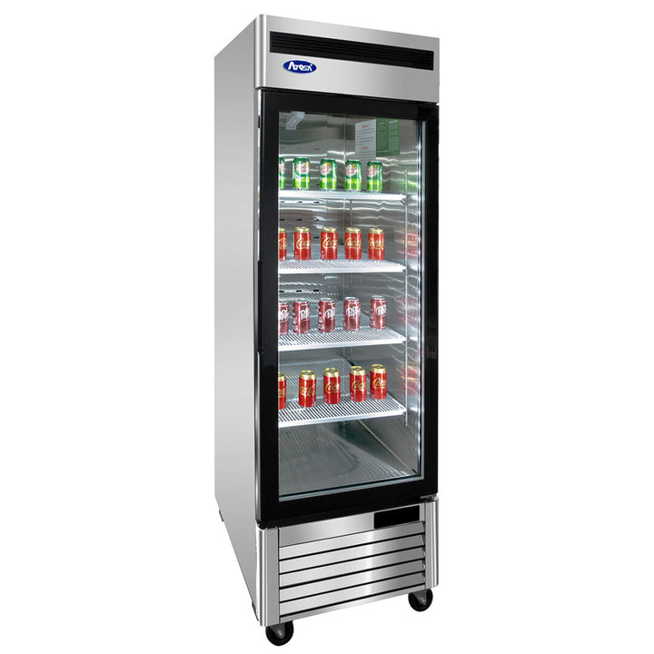 Atosa MCF8701 - 27" Glass Door Freezer - One Section - Continental Restaurant Equipment