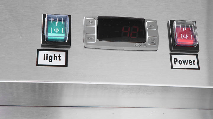 Atosa MCF8703 - 54" Glass Door Freezer - Two Section - Continental Restaurant Equipment
