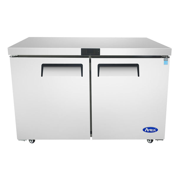 Atosa MGF8402 - 48" Undercounter Refrigerator - 2 Door - Continental Restaurant Equipment