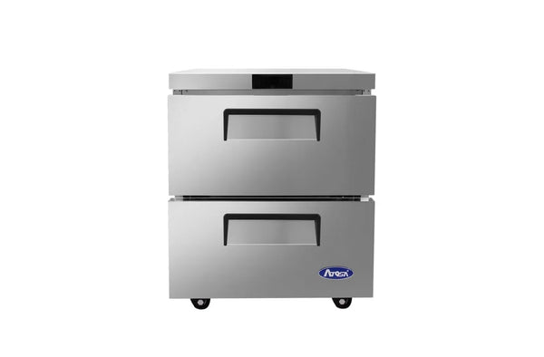 Atosa MGF8415GR — 27″ Two-Drawer Undercounter Refrigerator