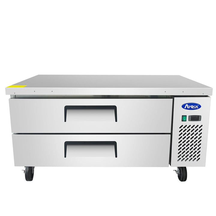Atosa MGF8451GR - 52" 2 Drawer Chef Base Refrigerator - Continental Restaurant Equipment