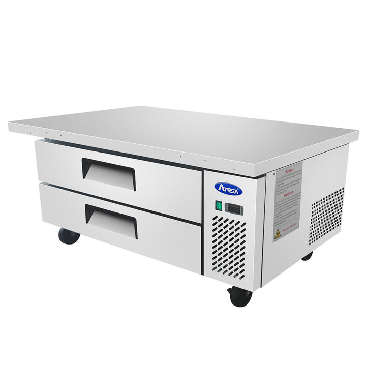 Atosa MGF8452GR - 60" 2 Drawer Chef Base Refrigerator - Continental Restaurant Equipment