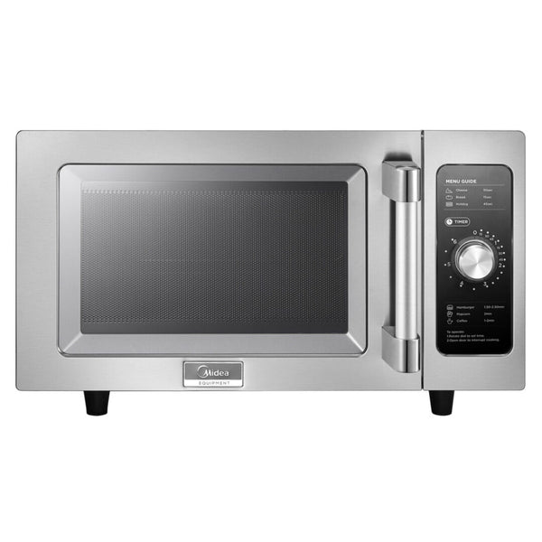 Midea 1025F0A 0.9 Cu Ft. 1000W Dial Light Duty Commercial Microwave - Continental Restaurant Equipment
