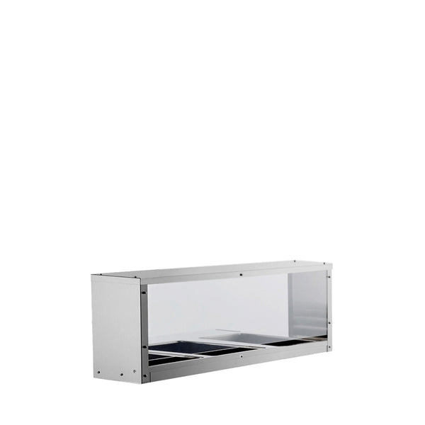 Atosa MROS-3ST — Overshelf/Sneezeguard for CSTEA-3C - Continental Restaurant Equipment