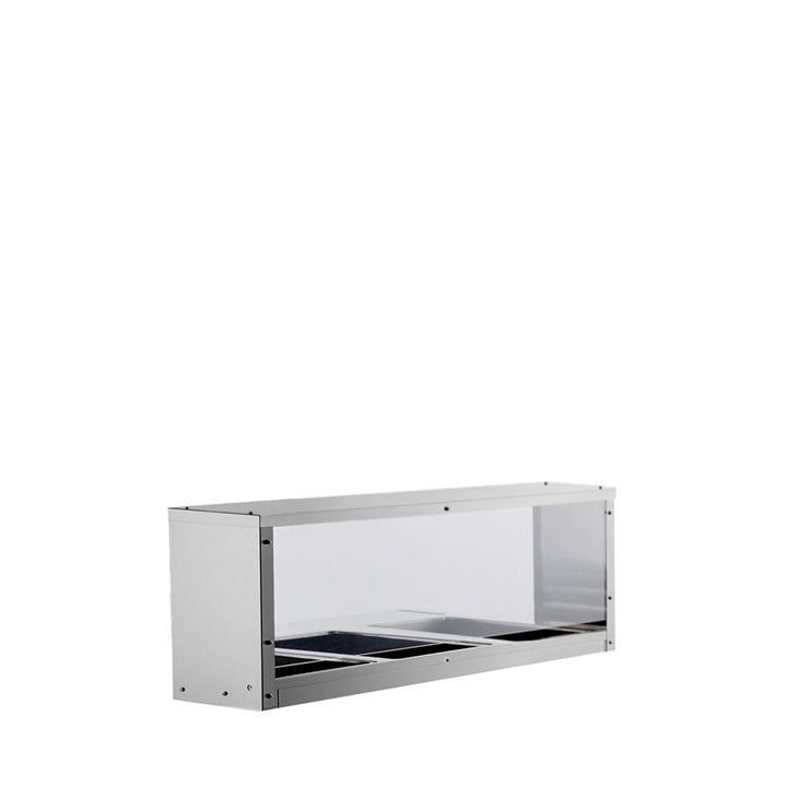 Atosa MROS-3ST — Overshelf/Sneezeguard for CSTEA-3C - Continental Restaurant Equipment