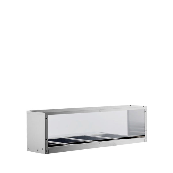 Atosa MROS-4ST — Overshelf/Sneezeguard for CSTEA-4C - Continental Restaurant Equipment