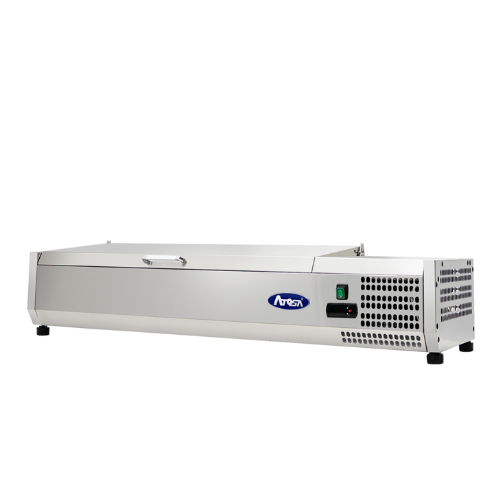 Atosa MSCT-48-10 – Refrigerated Countertop Prep Station - Continental Restaurant Equipment