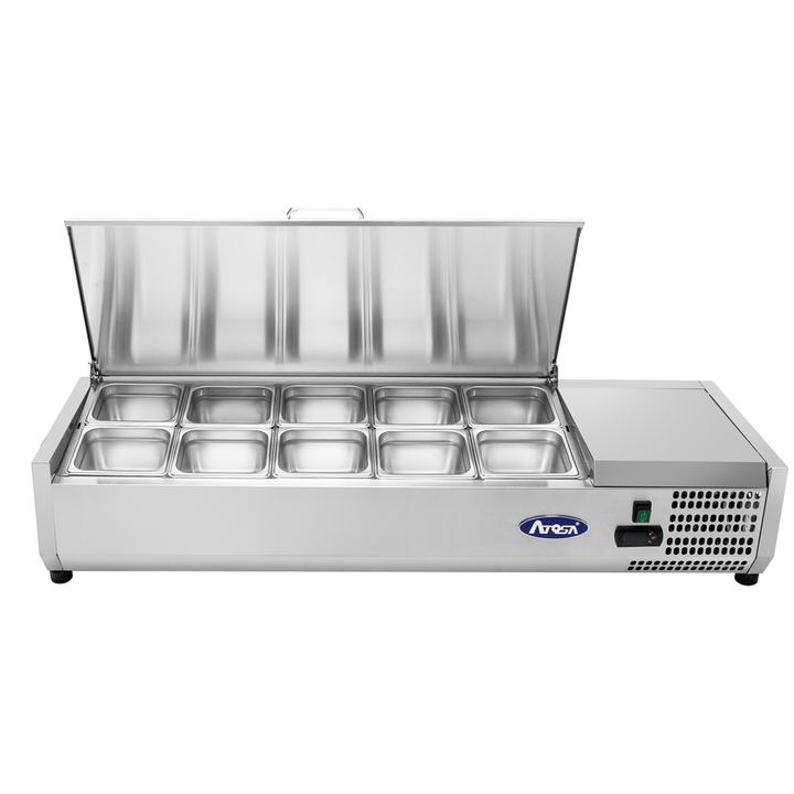 Atosa MSCT-48-10 – Refrigerated Countertop Prep Station - Continental Restaurant Equipment
