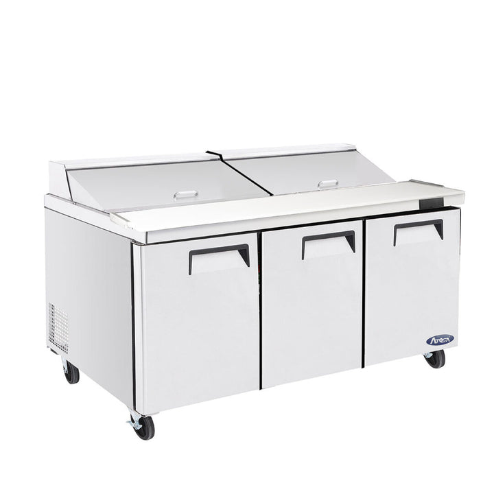 Atosa MSF8308GR - 72" Mega Top Refrigerated Sandwich / Salad Prep Table - Continental Restaurant Equipment