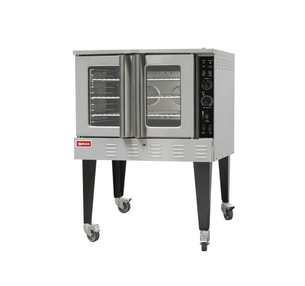 Omcan  CE-CN-0001-NG 40″ Convection Oven Single Full Size 60,000 BTU – Natural Gas