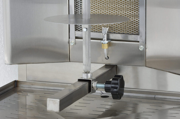 Petros RG-60 Shawarma Machine Vertical Broiler Natural Gas 6 Burner 60,000 BTU'S - Continental Restaurant Equipment