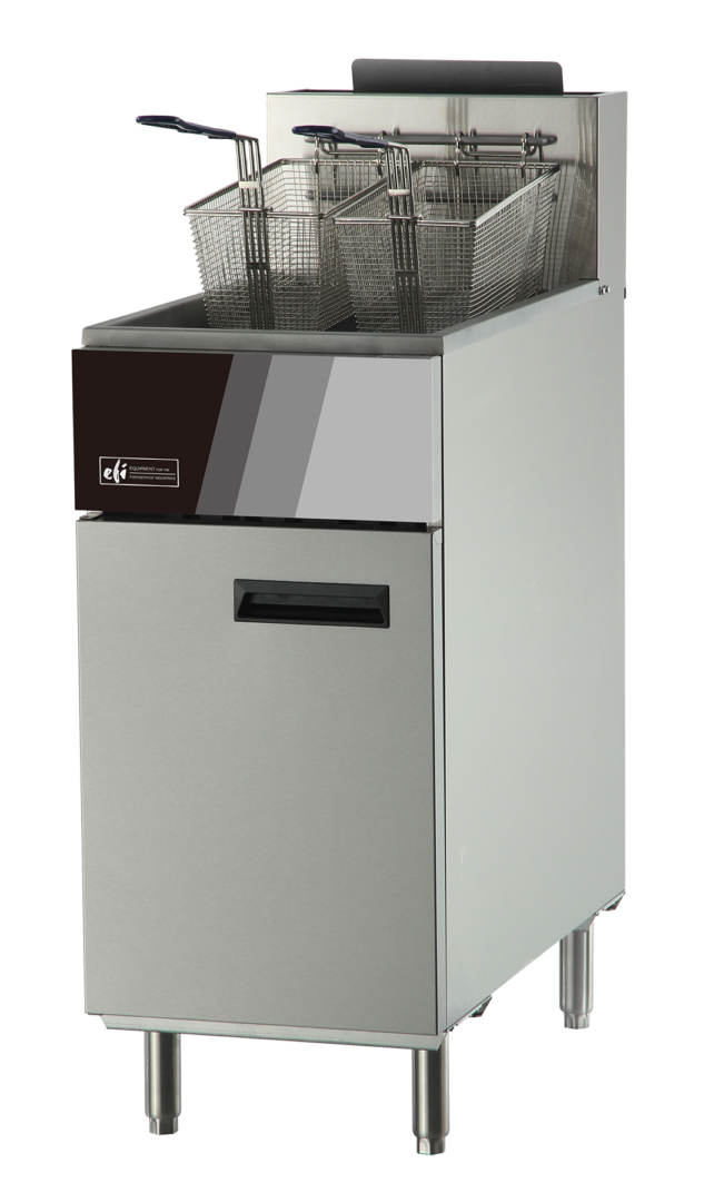 EFI RCTFS-50N Floor Natural Gas Fryer – 50lbs Capacity - Continental Restaurant Equipment