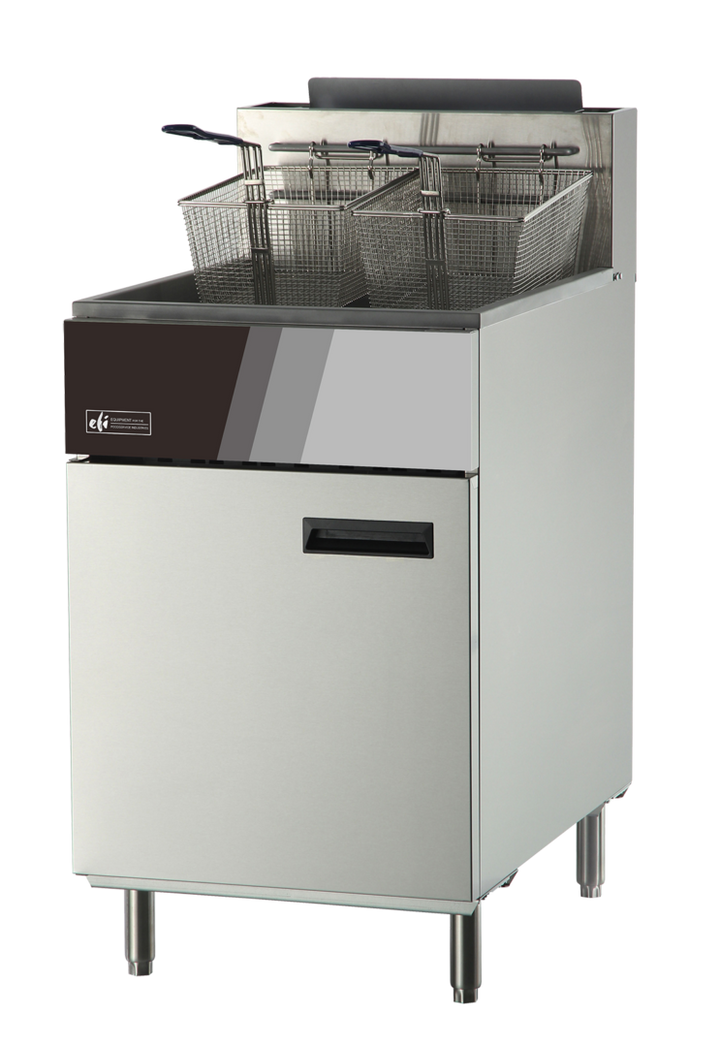 EFI RCTFS-40N Floor Natural Gas Fryer – 40lbs Capacity - Continental Restaurant Equipment