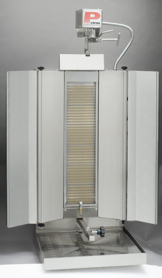 Petros RG-60 Shawarma Machine Vertical Broiler Natural Gas 6 Burner 60,000 BTU'S - Continental Restaurant Equipment