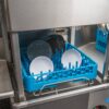 RP14 - OptiClean™ All-Purpose Peg Dish Rack 2.5" Pegs - Carlisle Blue - Continental Restaurant Equipment